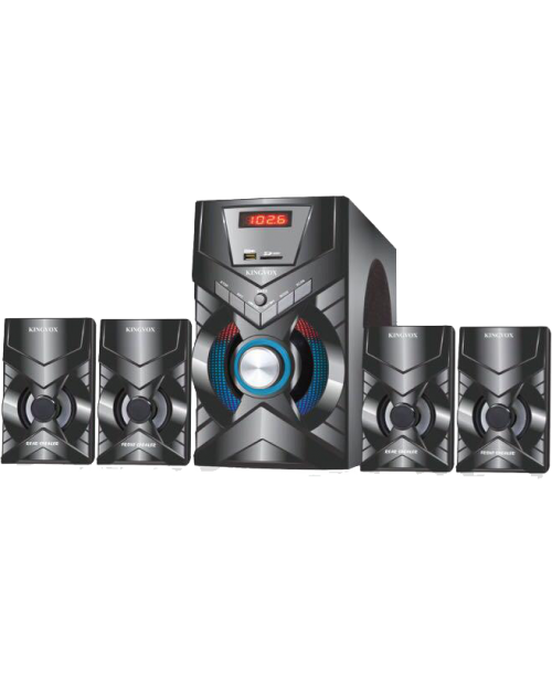 4.1 speakers with 5.25 sub woofer for Deep Bass